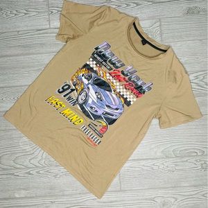 Romwe race car short sleeve t shirt size small